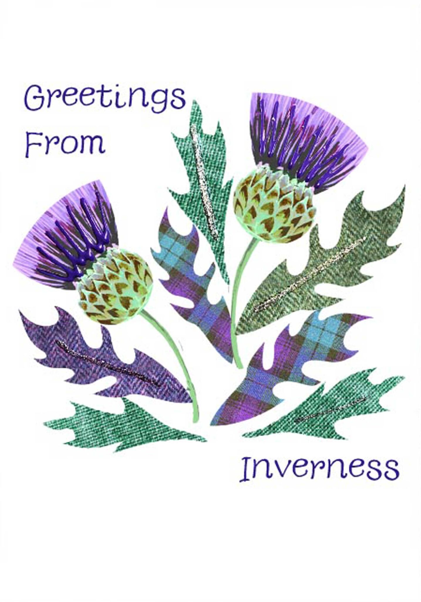 Greetings From 'Any Town' Card WWGR38 | Wee Wishes